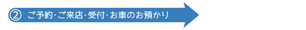 ご予約・ご来店・受付・お車のお預かり